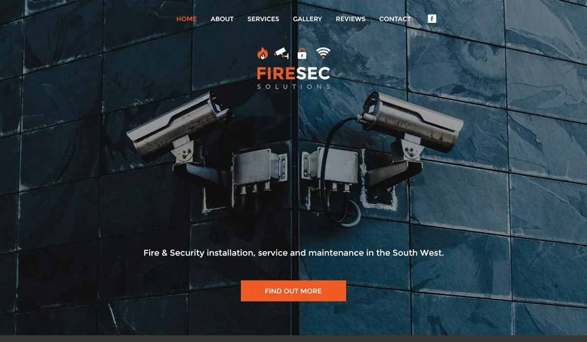 Firesec Solutions website design project