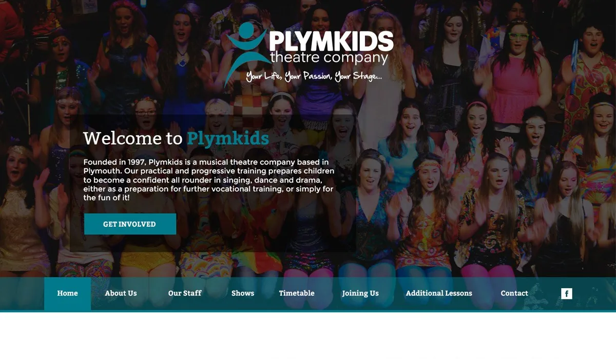 Plymkids website design project